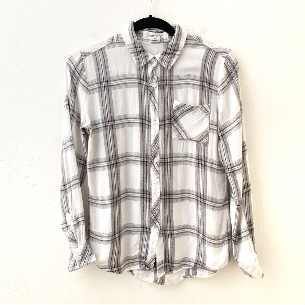 Workshop Republic Plaid Long Sleeve